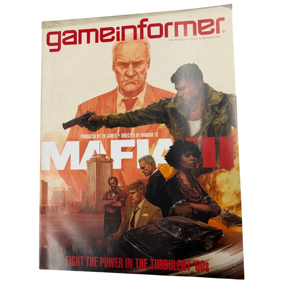 Game Informer Magazine Mafia III Cover Story 2K Games Hangar 13 Collectible